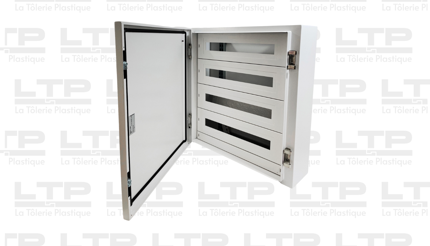 Pièces plastique d'une armoire électrique